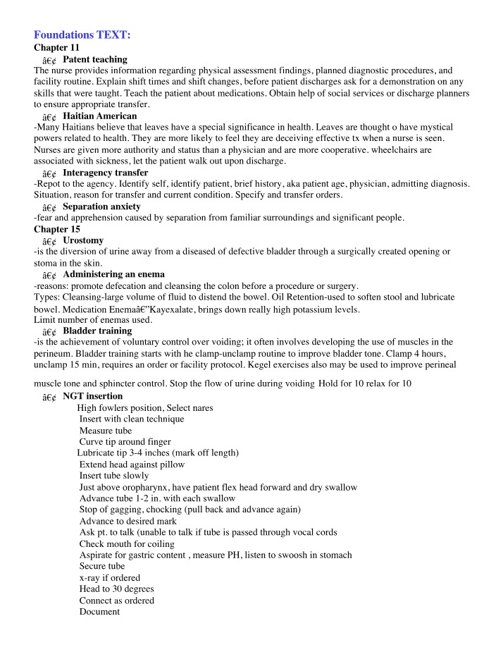 Nursing Education - Teaching Patients Medications and Procedures