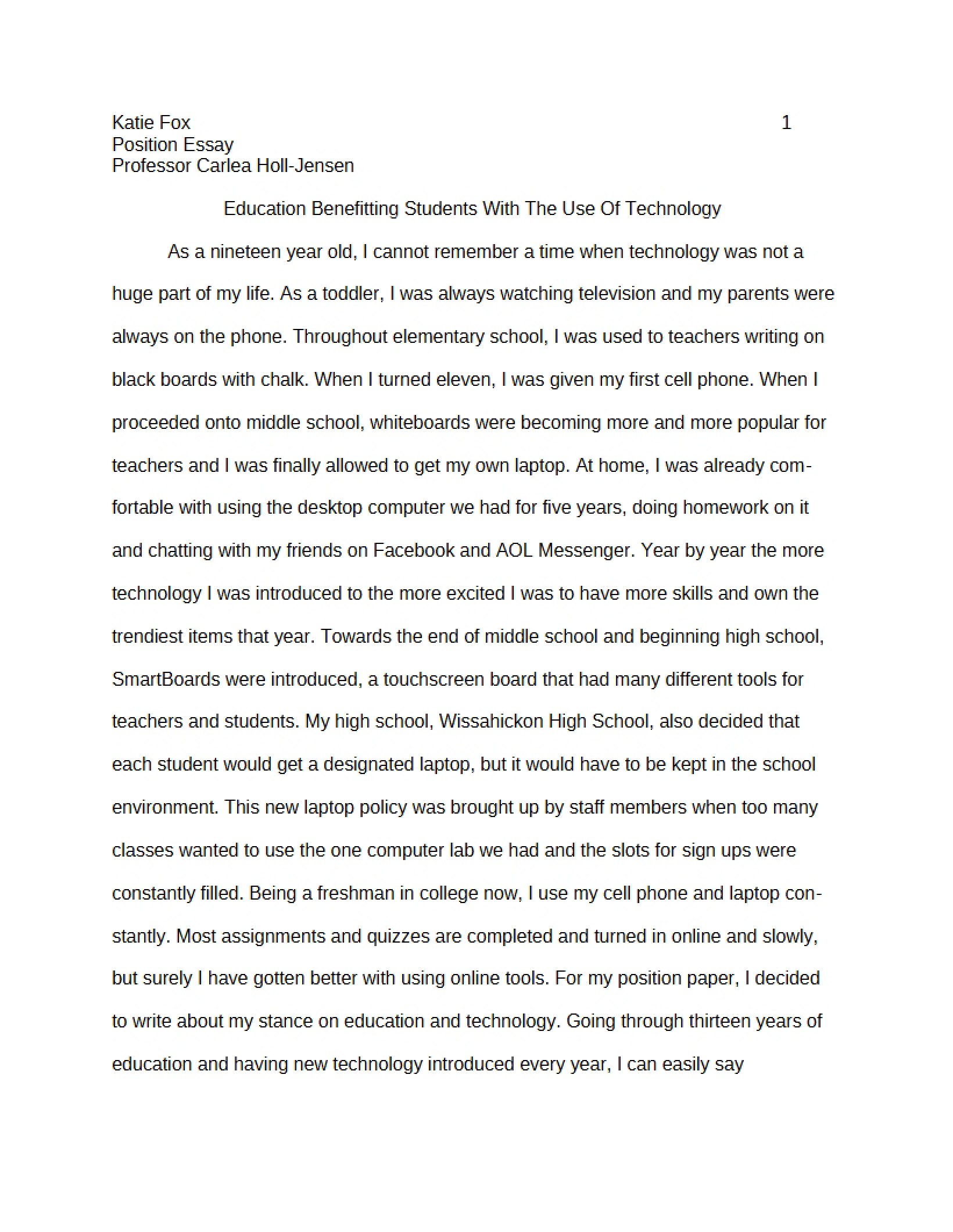 Paper Assignment