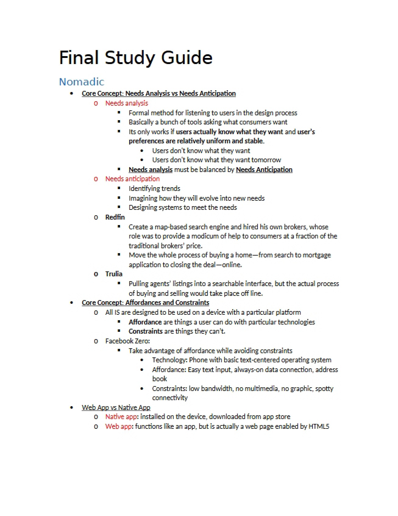 Info Systems Final Guide