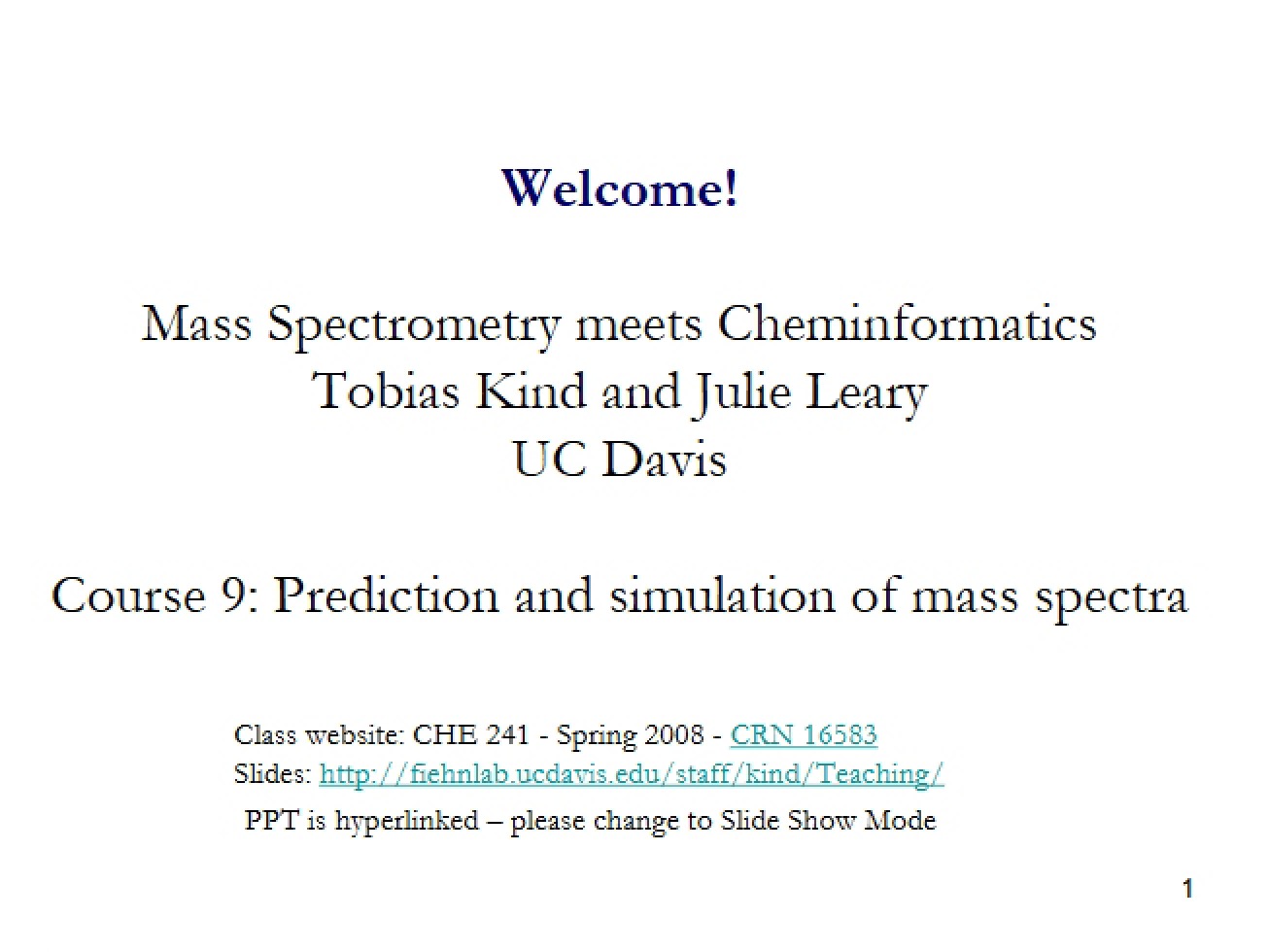 Simulating and Predicting Mass Spectra