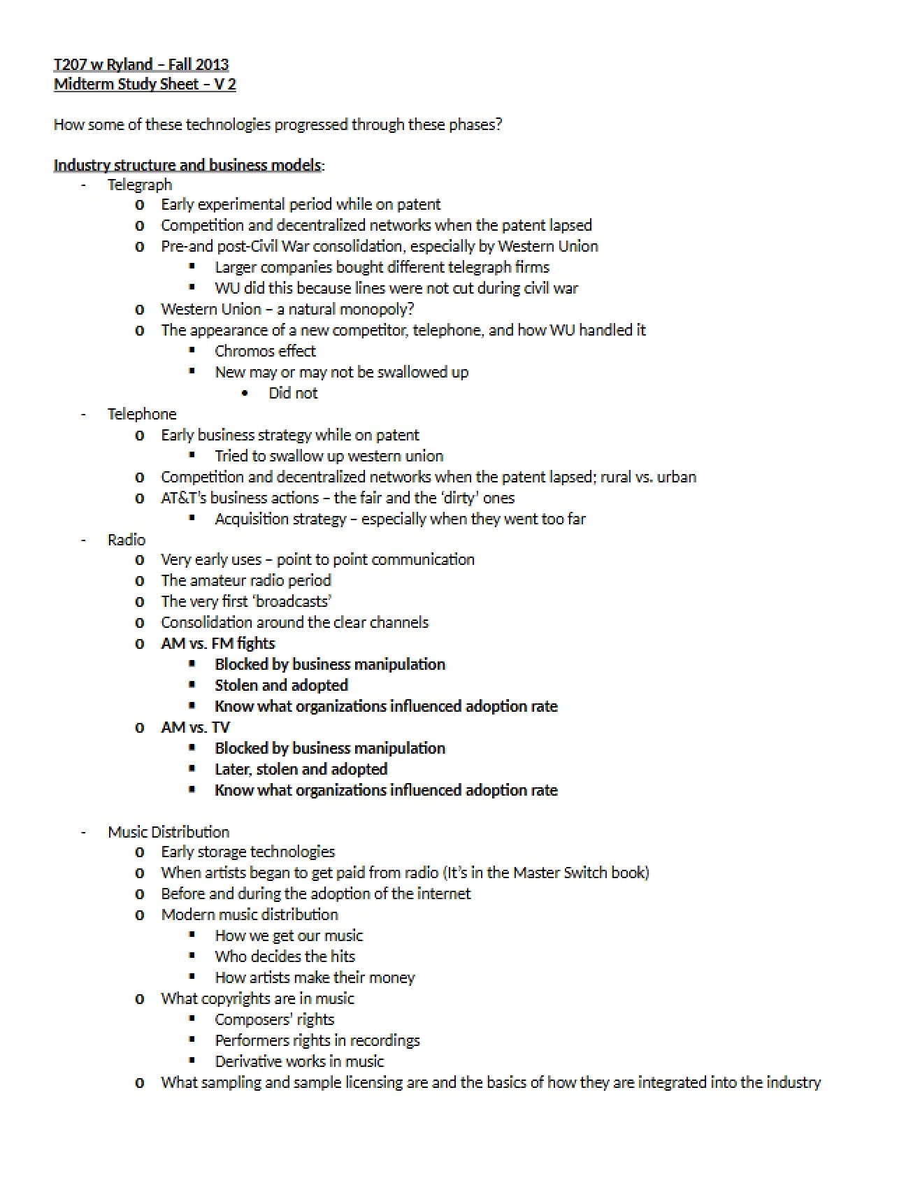 Midterm Study Guide v2 (Sept 27)