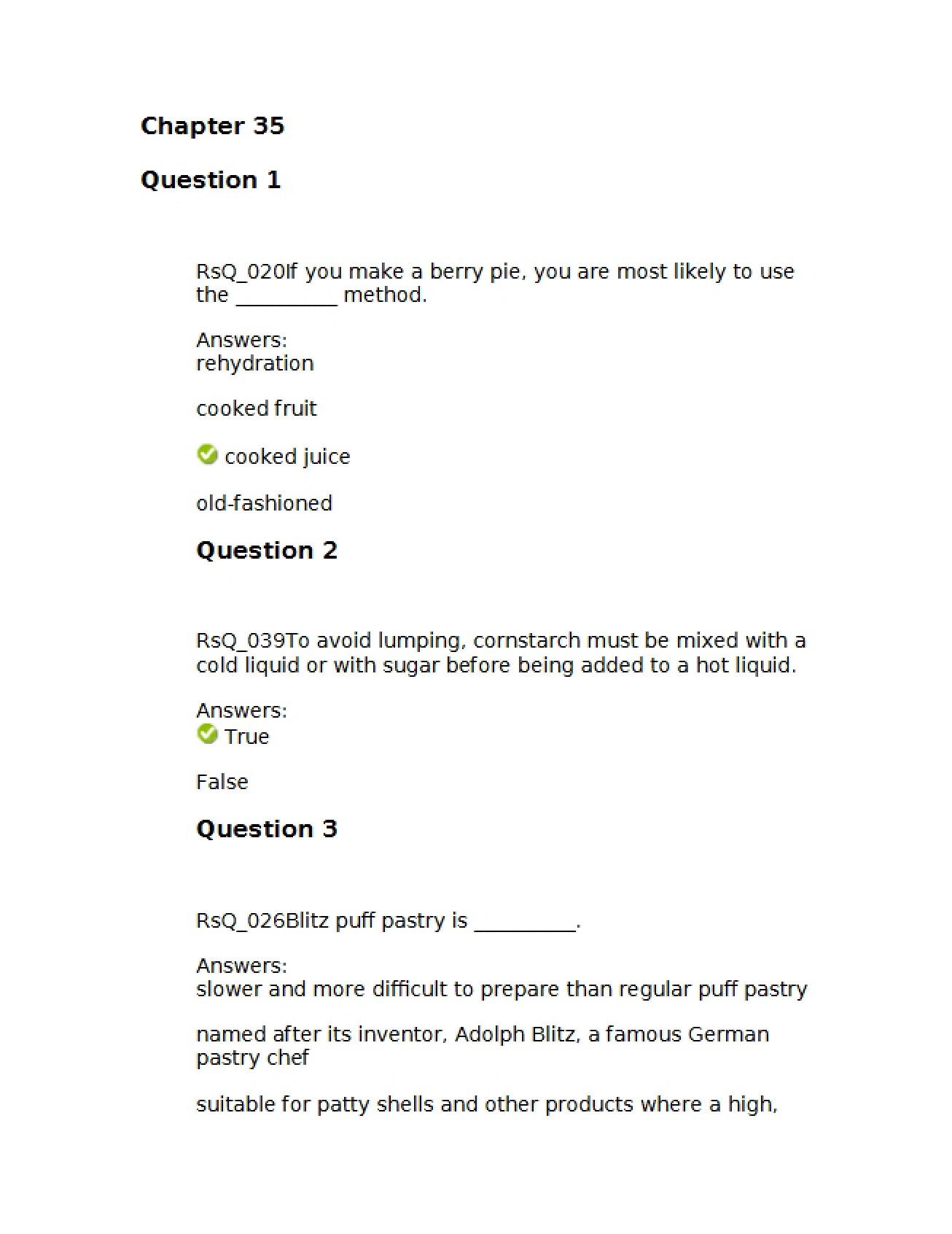 Study Guide for HMGT 1470