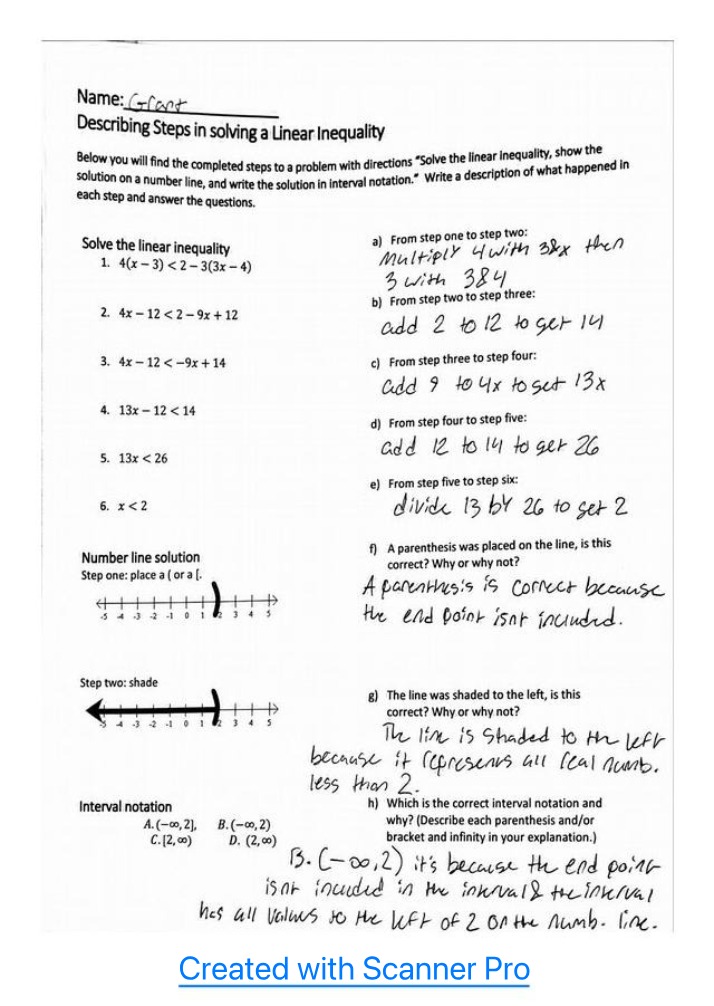 How to Solve Linear Inequalities