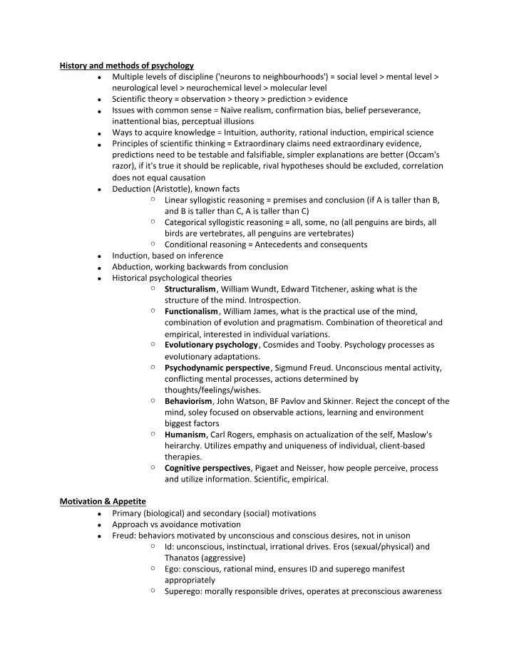 History and Methods of Psychology