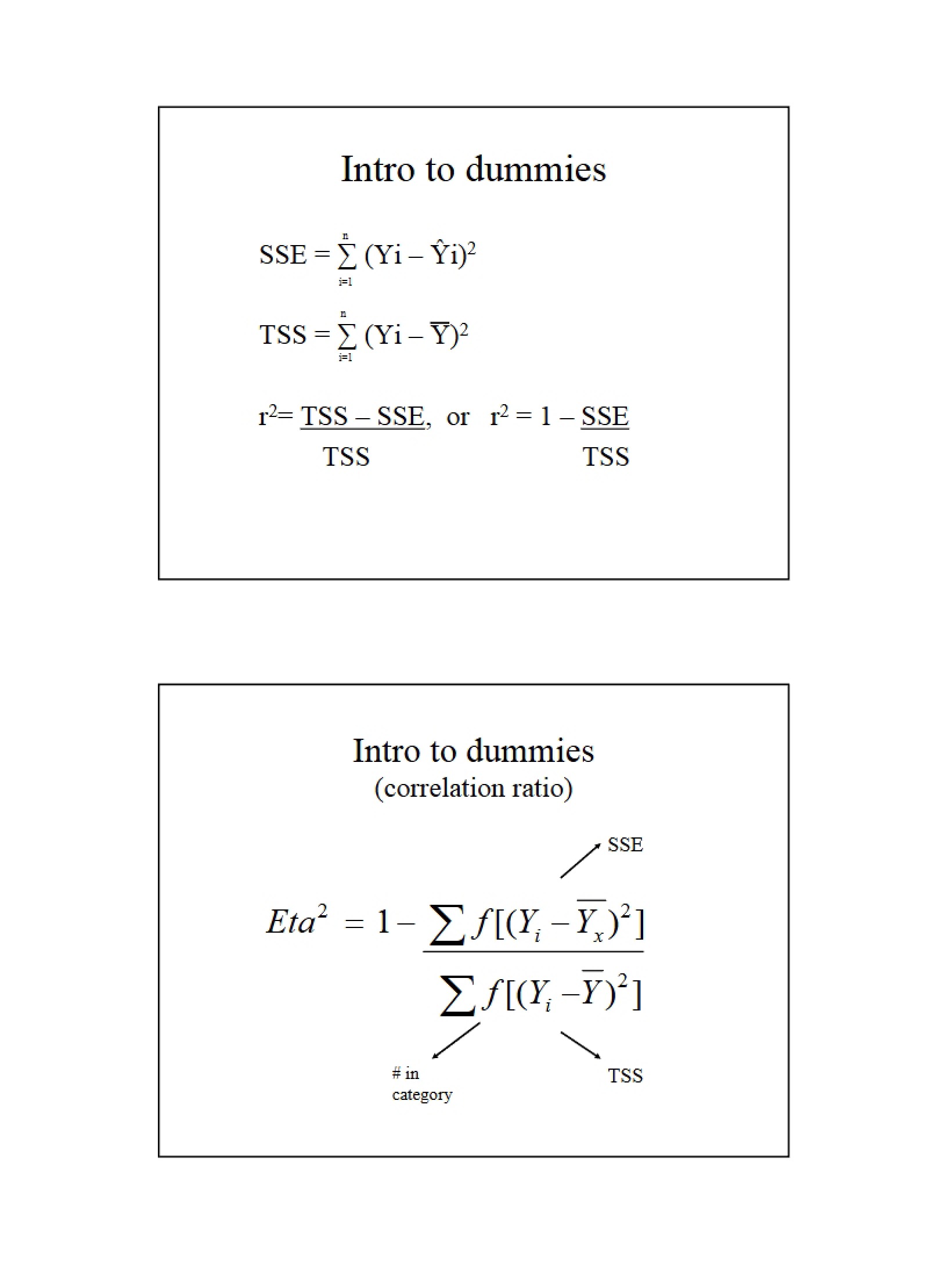 Notes on Statistical Theory