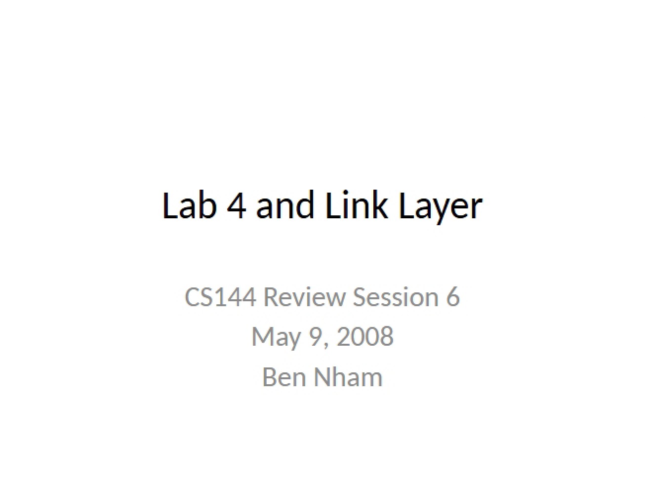 Computer Networking Lecture Notes (Set 21)