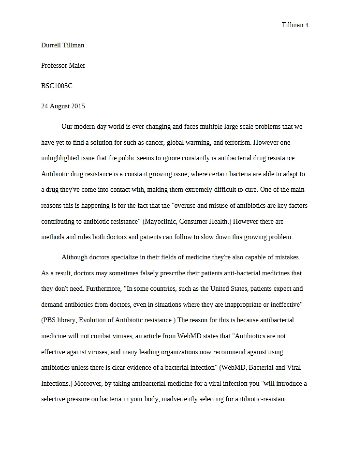 Written Essay