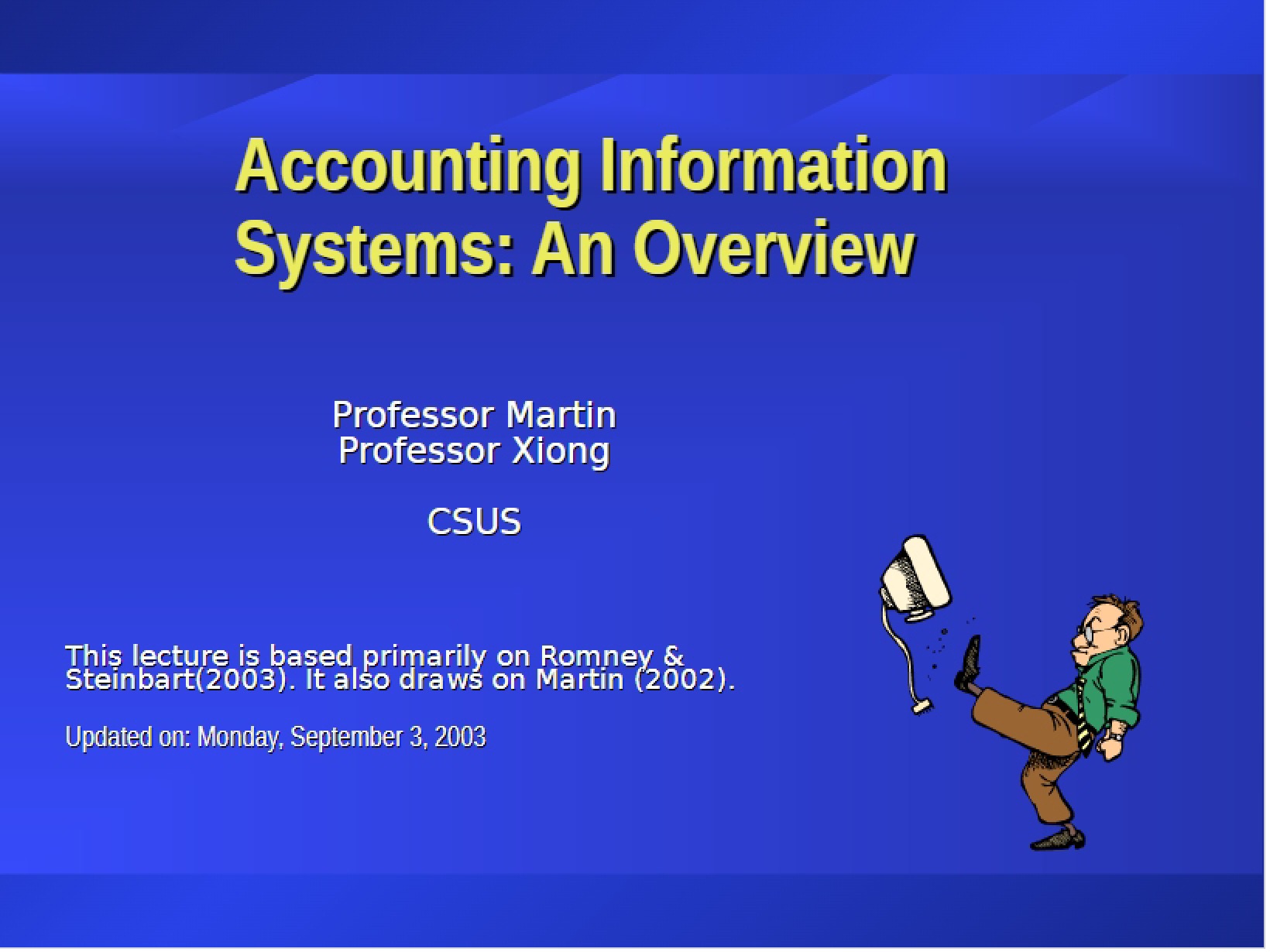 Information Systems in Accounting