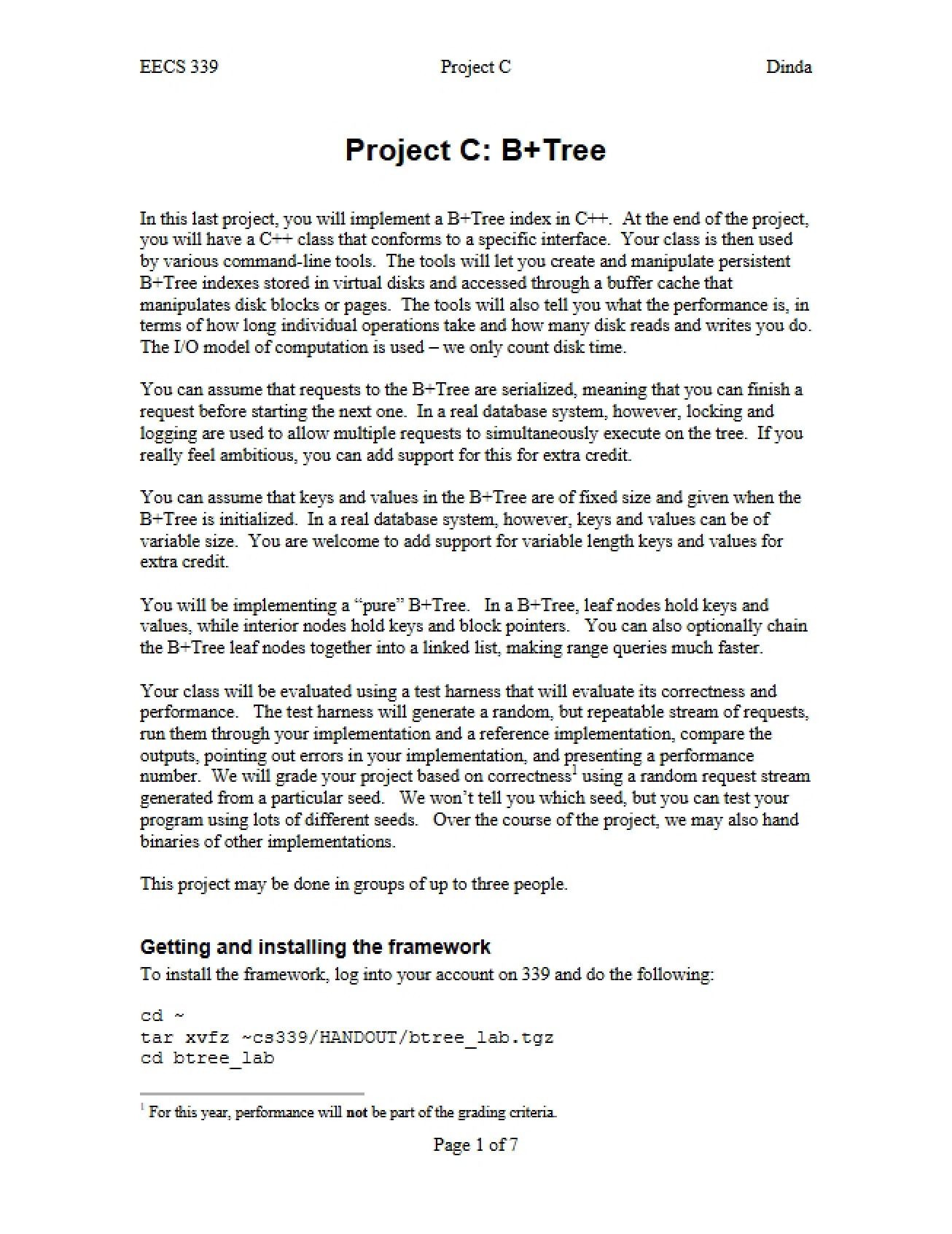 Project C Overview