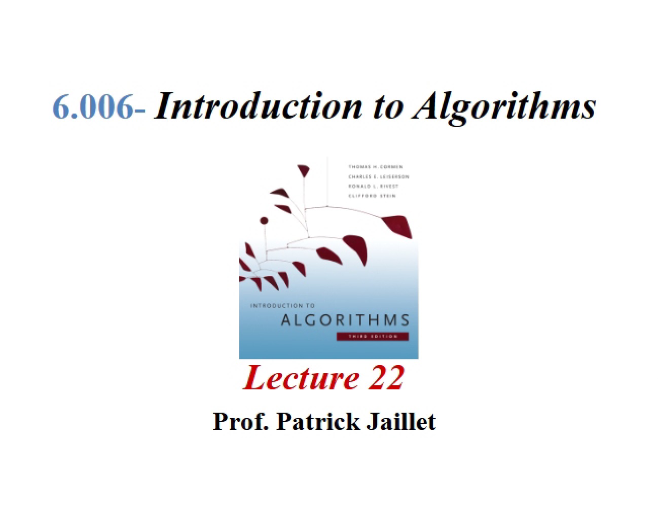 Fundamentals of Algorithms
