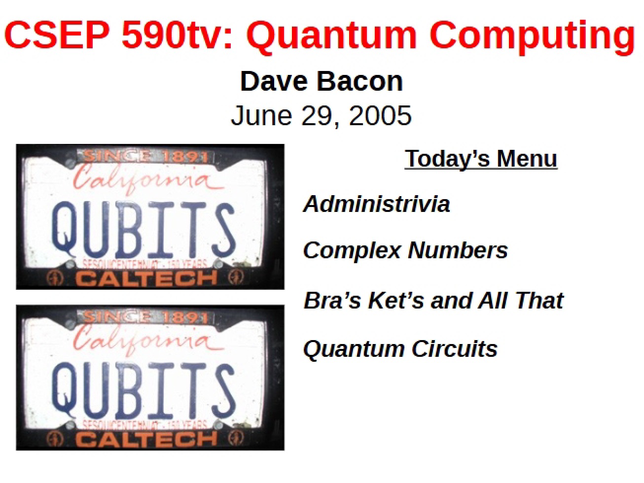 Computing Quantum