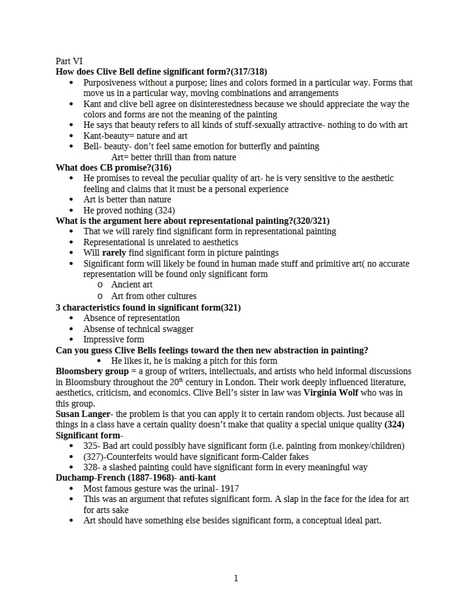 Art Theory Study Guide