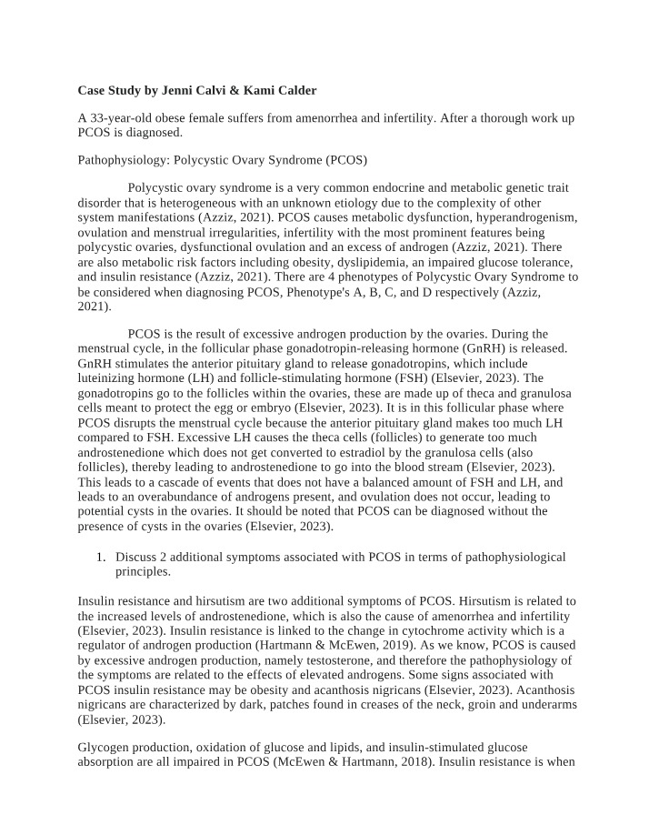 Causes of Polycystic Ovary Syndrome (PCOS)