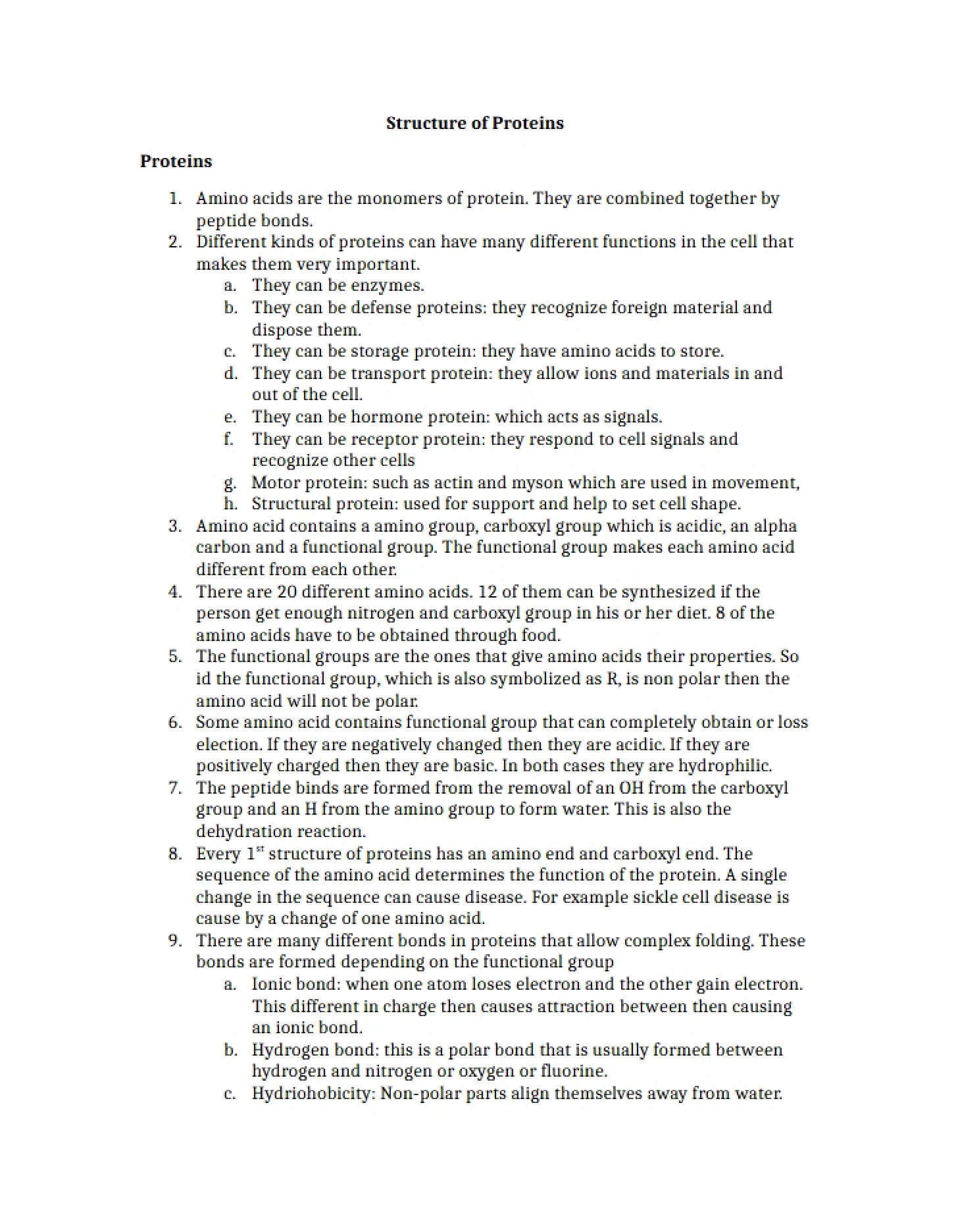 Section Two of Macromolecules