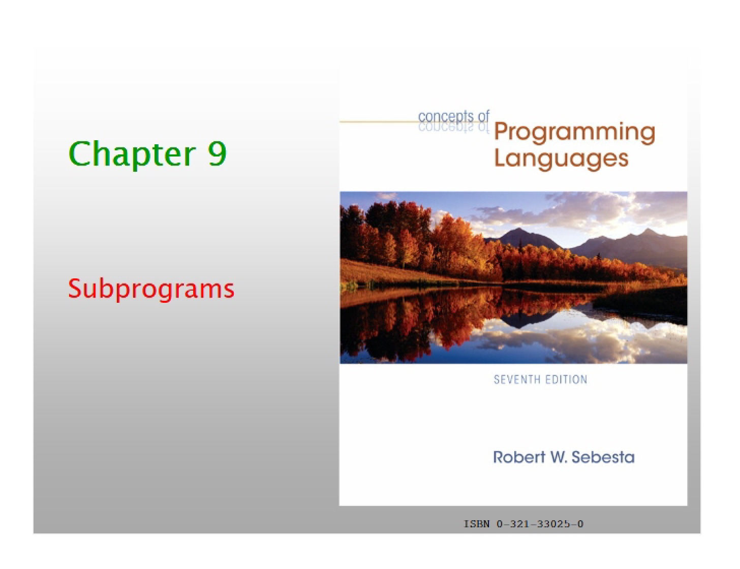 Programs (Sub)
