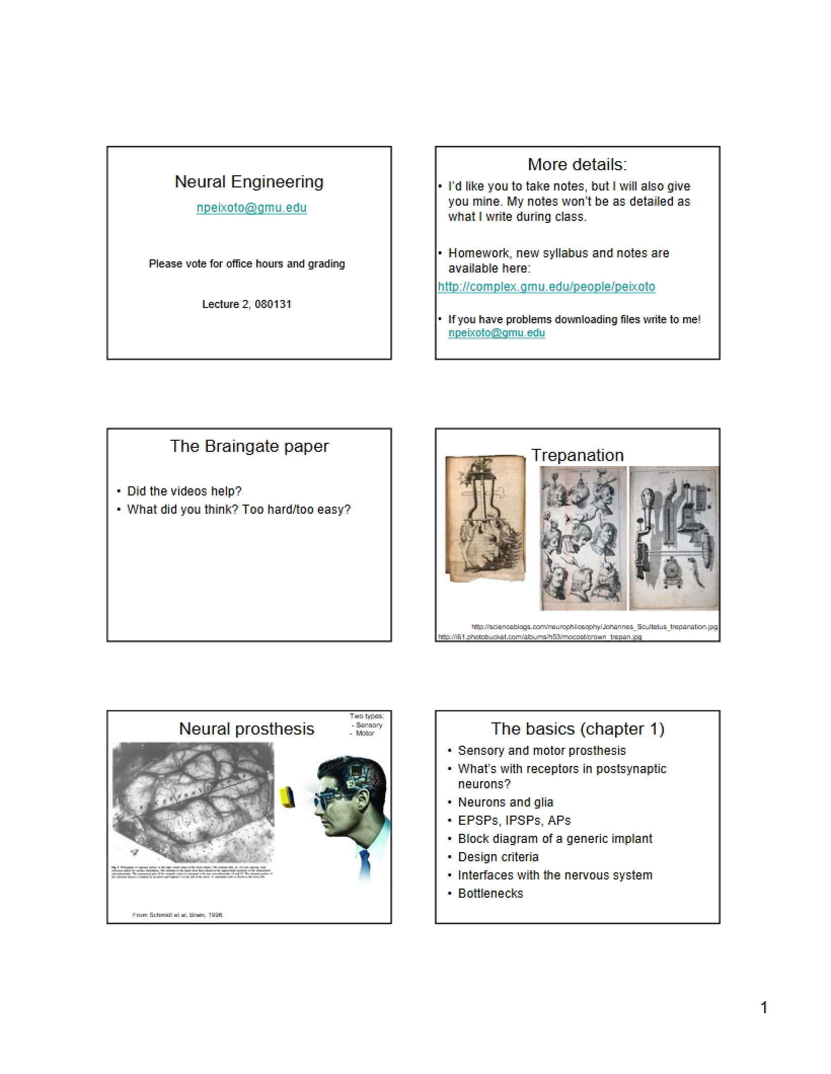 Neural Engineering Concepts