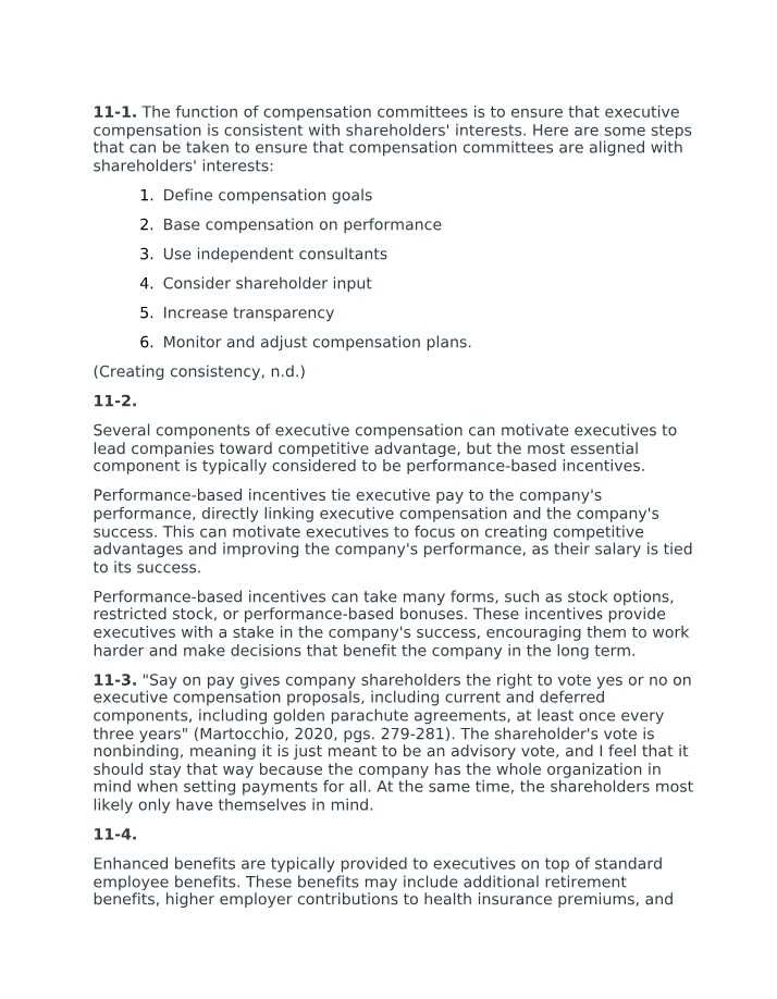 Human Resource Management - Week 6, Item 5