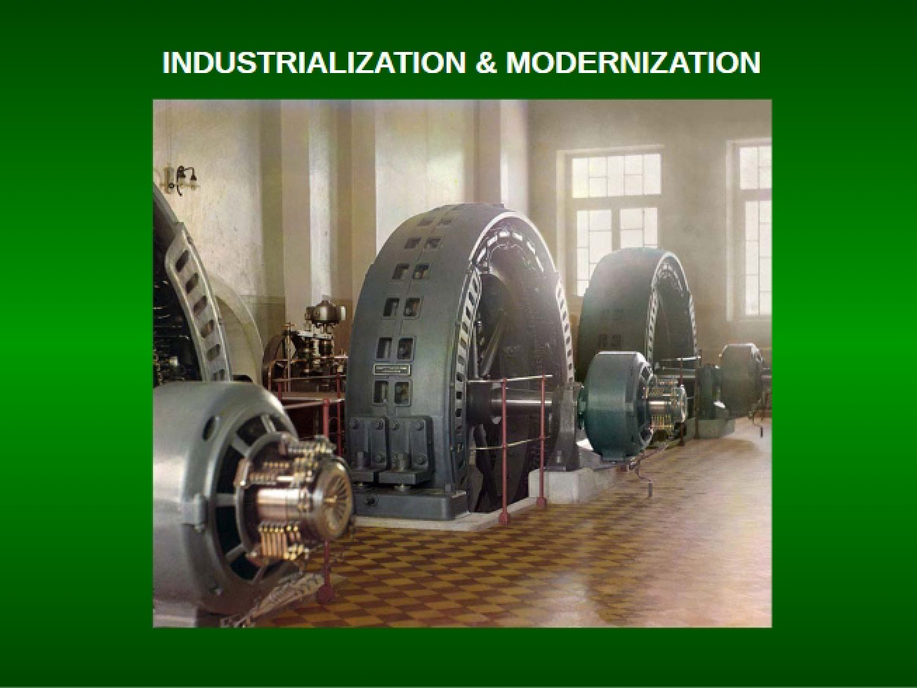 Russian Modernization