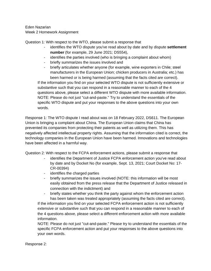 BUSI 18 Week 2 Homework