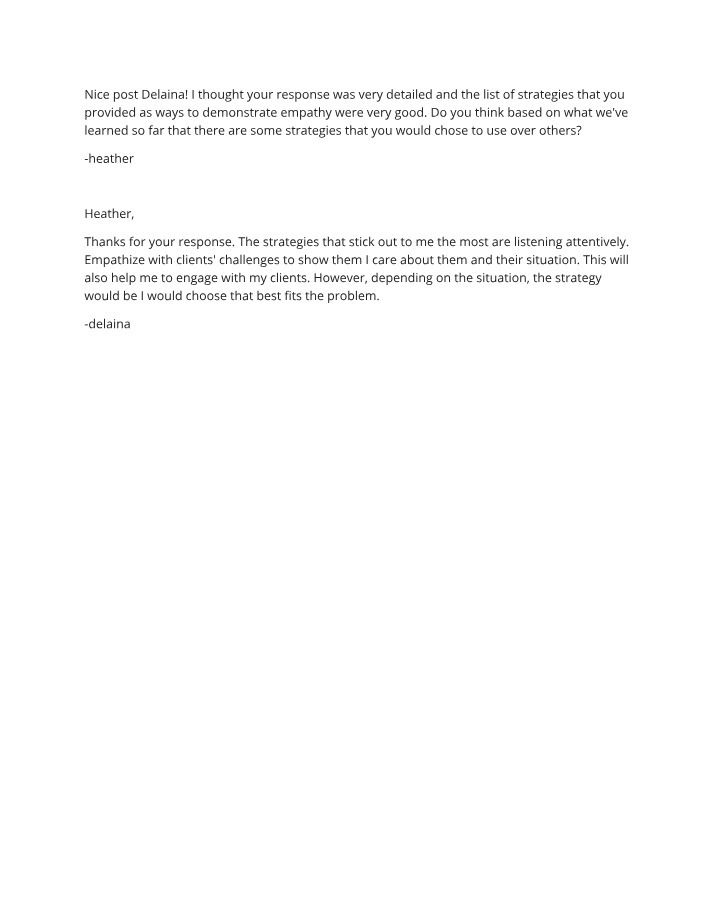Demonstrating Empathy - Strategies for Connecting with Clients