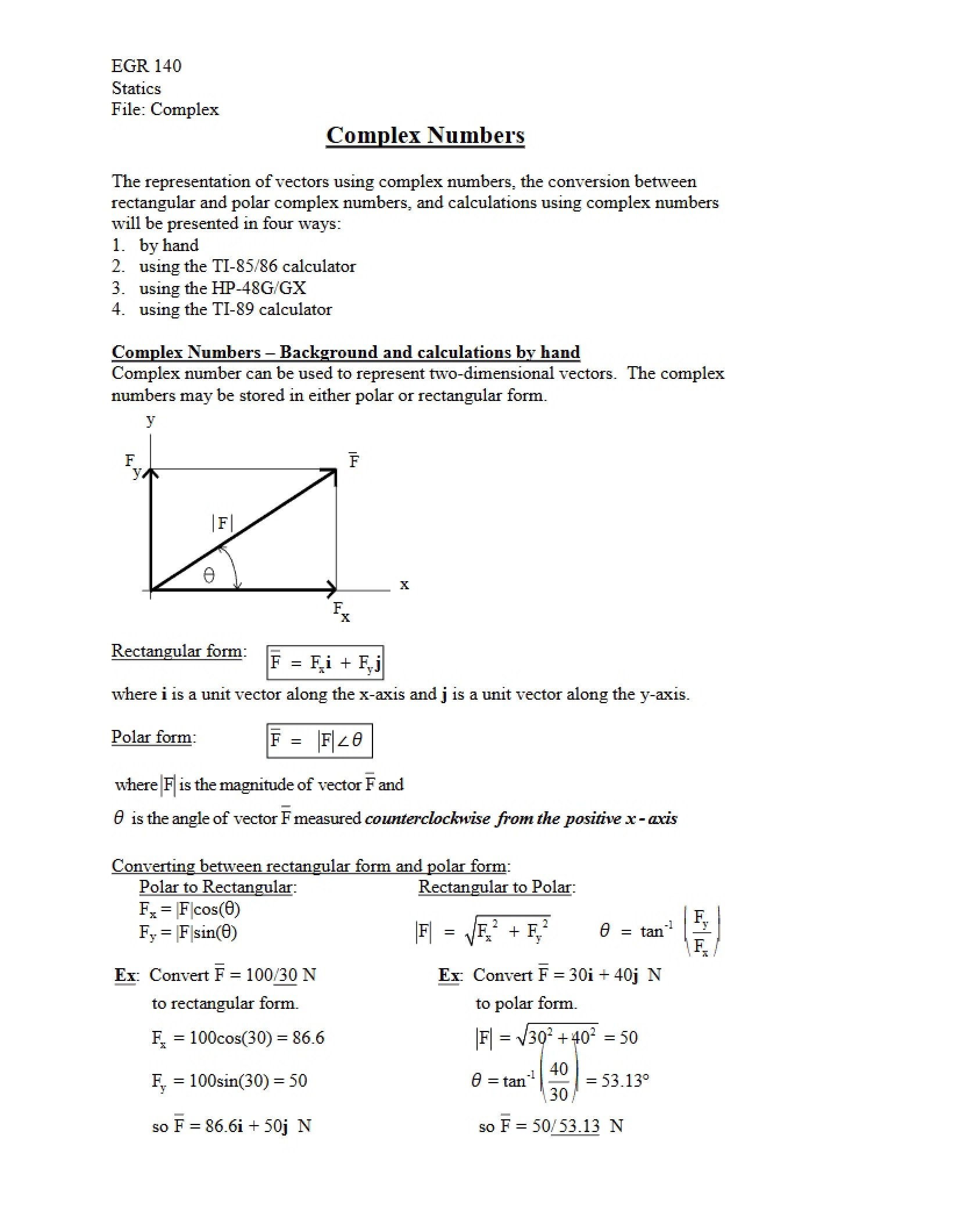 Numbers Complex