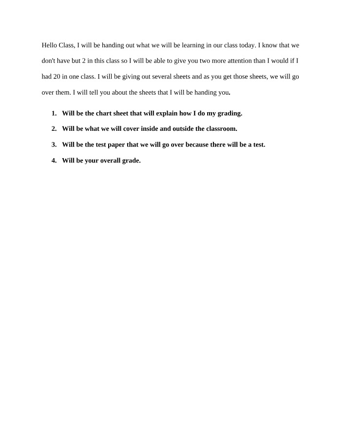 Succeeding in Small Classes - Effective Grading and Classwork