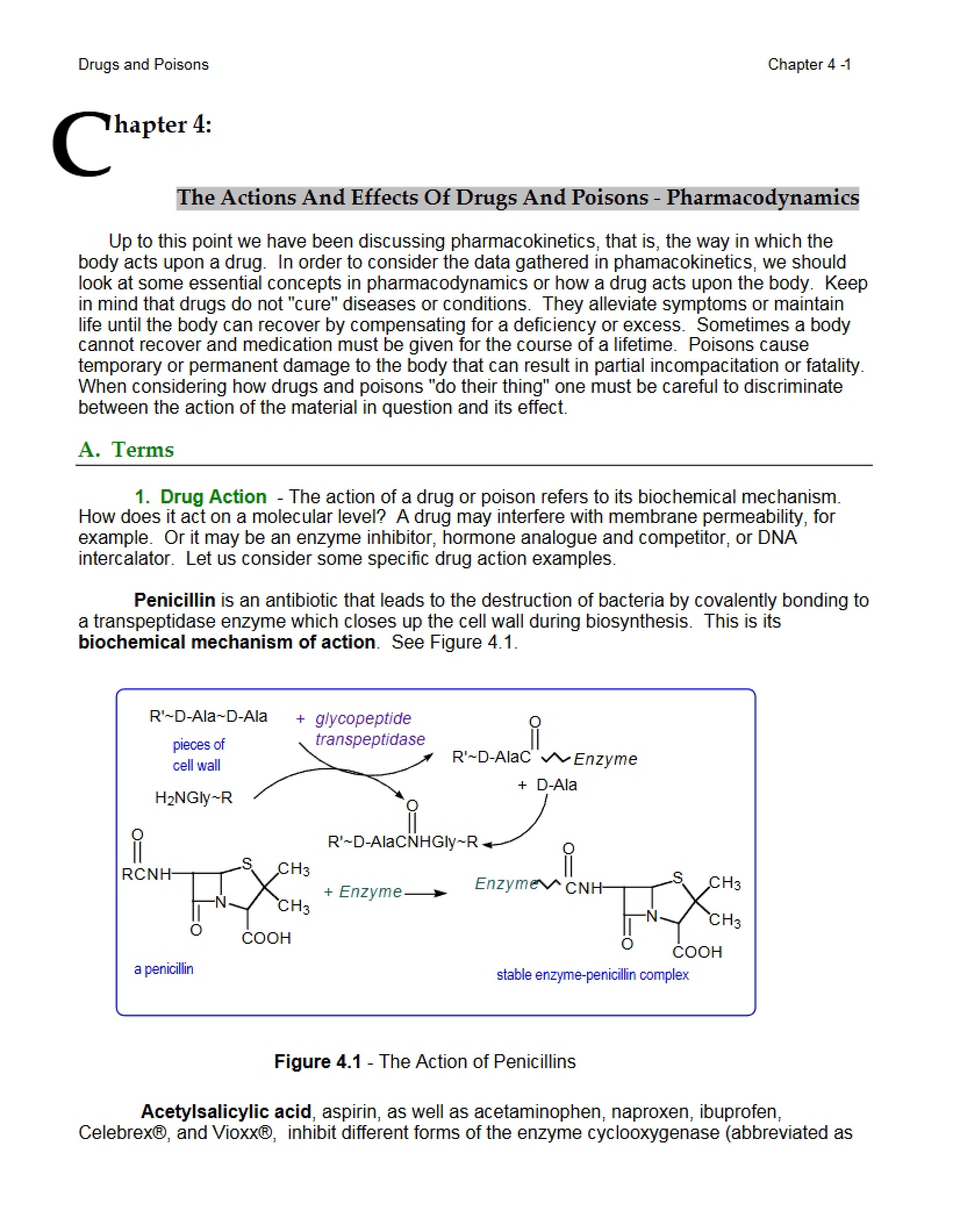 Drugs and Poisons Effects and Actions