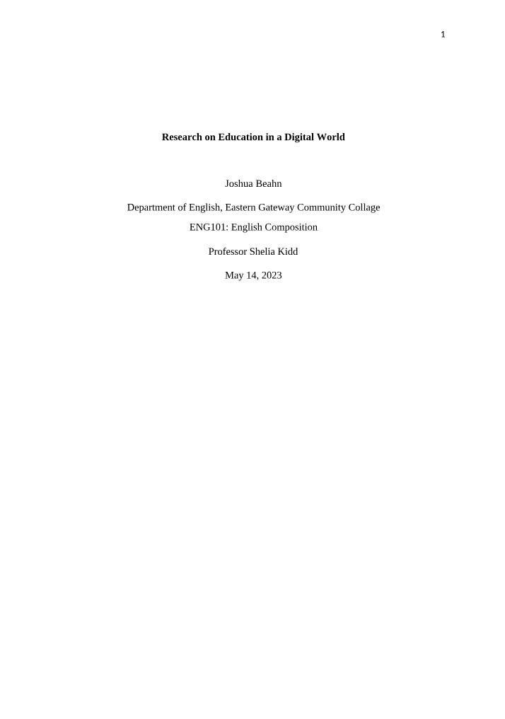 Online Education - Advantages and Disadvantages in a Digital World