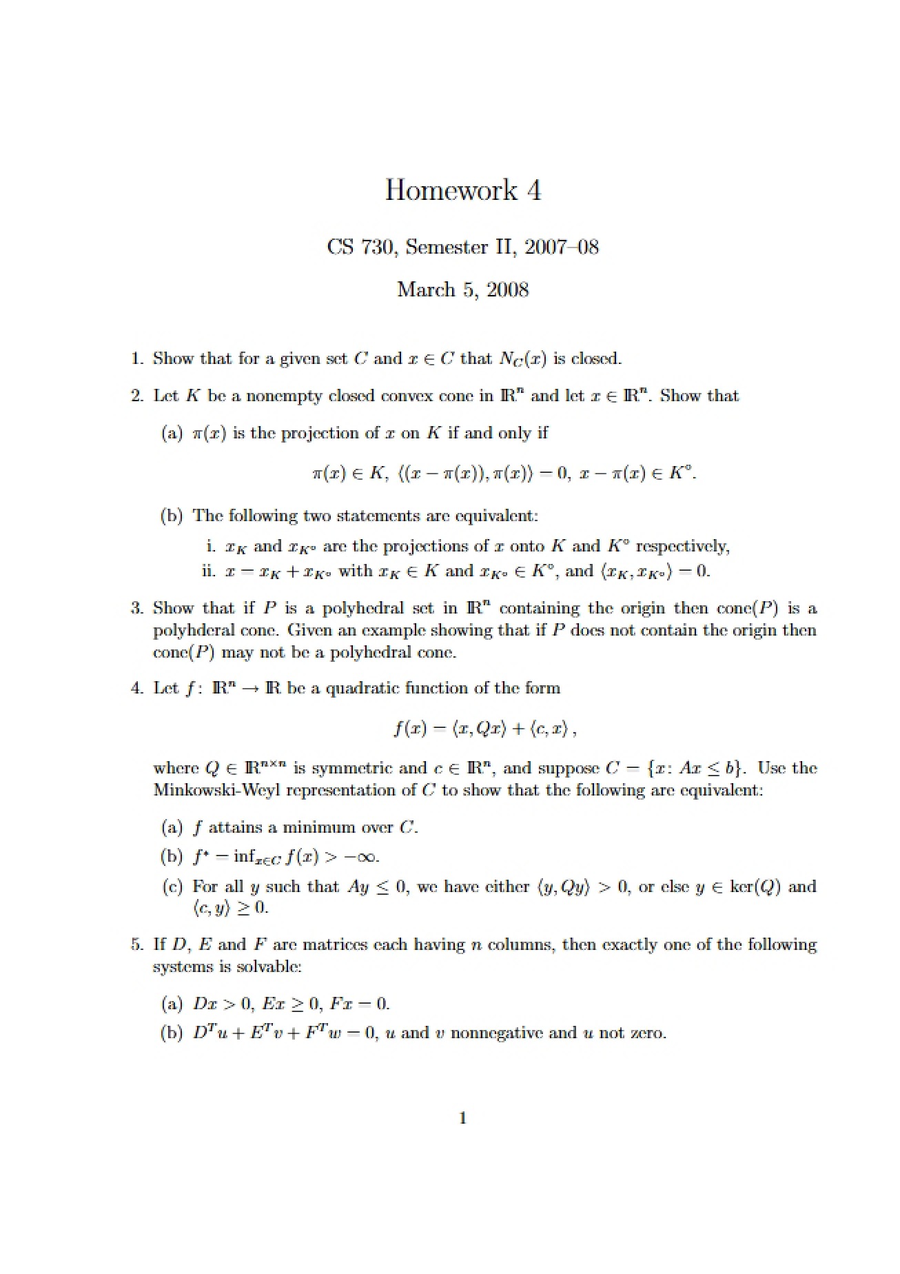 Homework 4 for CS 730
