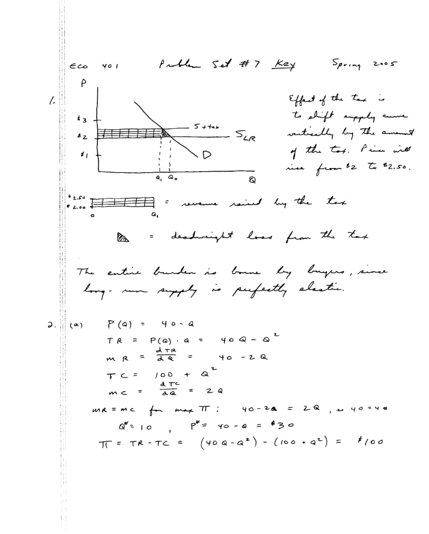 Notes from Lecture