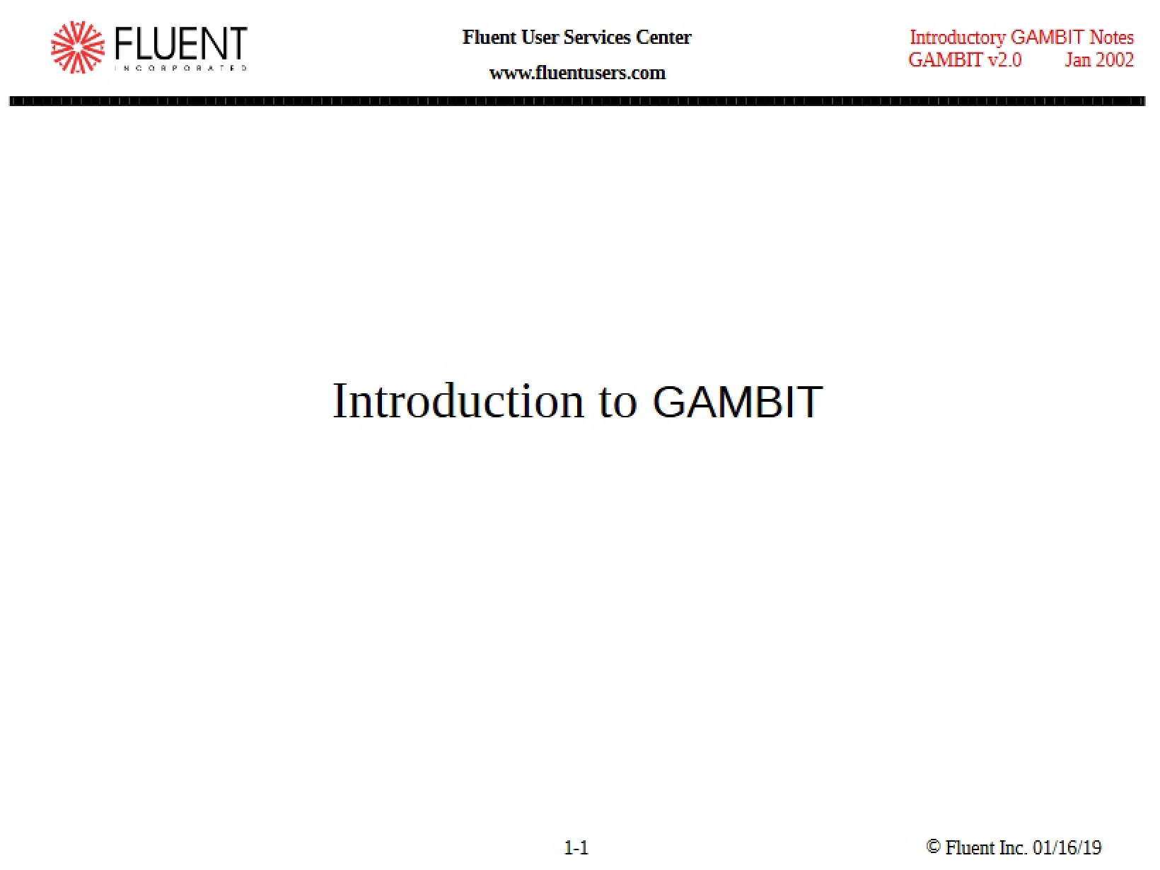 Lecture Notes CFD