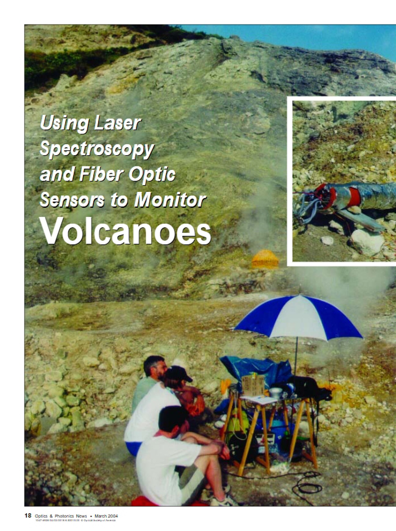 Monitoring Volcanos via Optical Methods