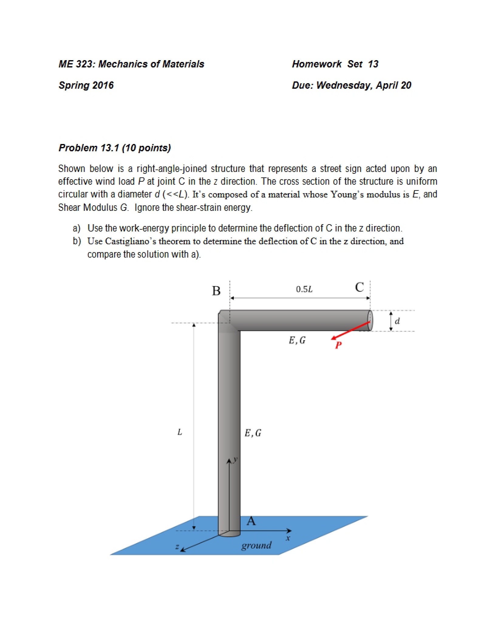 Thirteenth Homework Assignment