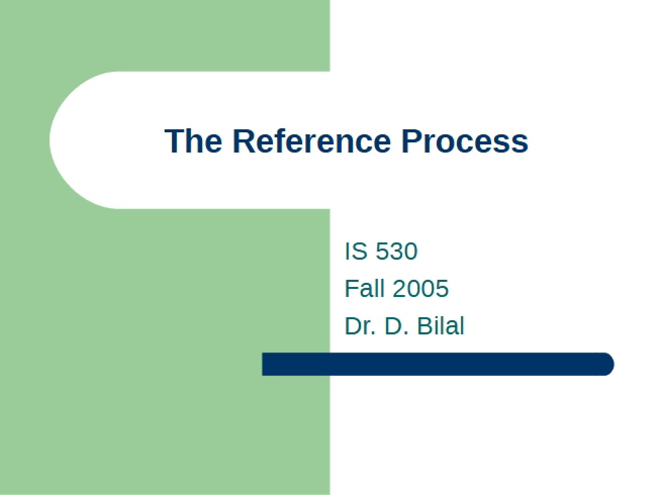 Process of Reference