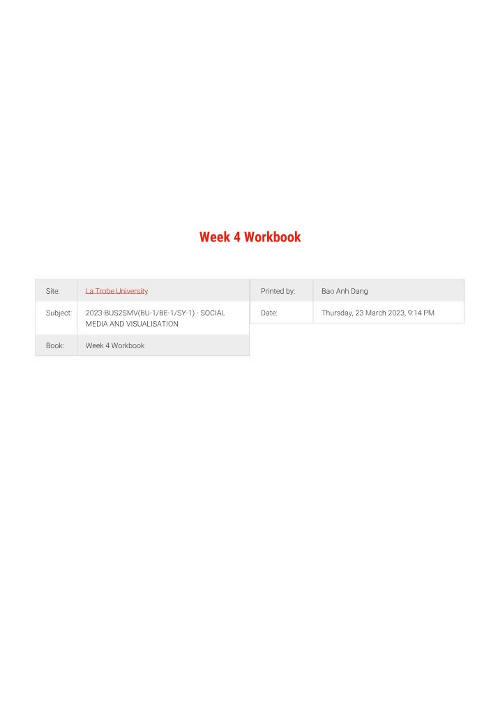 Workbook for Week 4