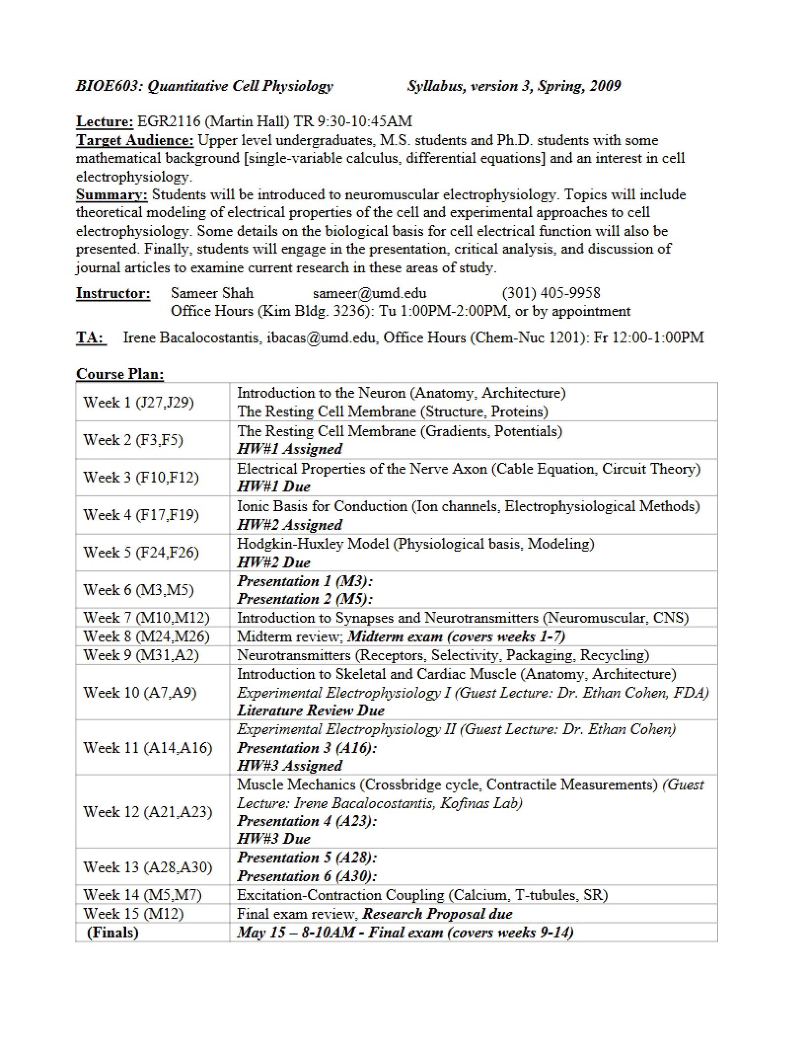 Syllabus