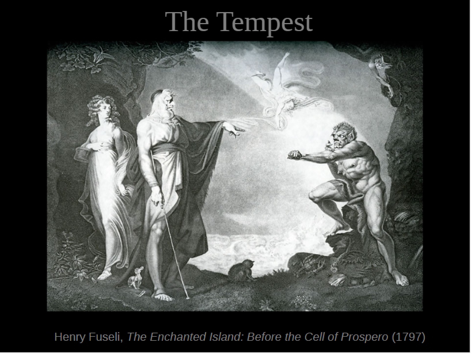 Notes on The Tempest