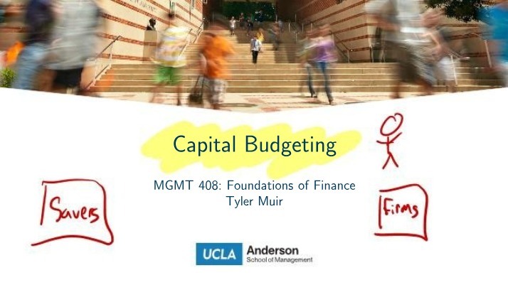 Capital Budgeting Foundations of Finance