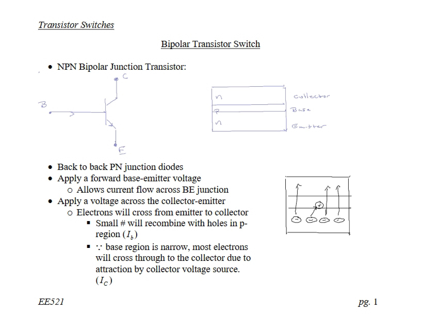 Transistor Switches Set 9