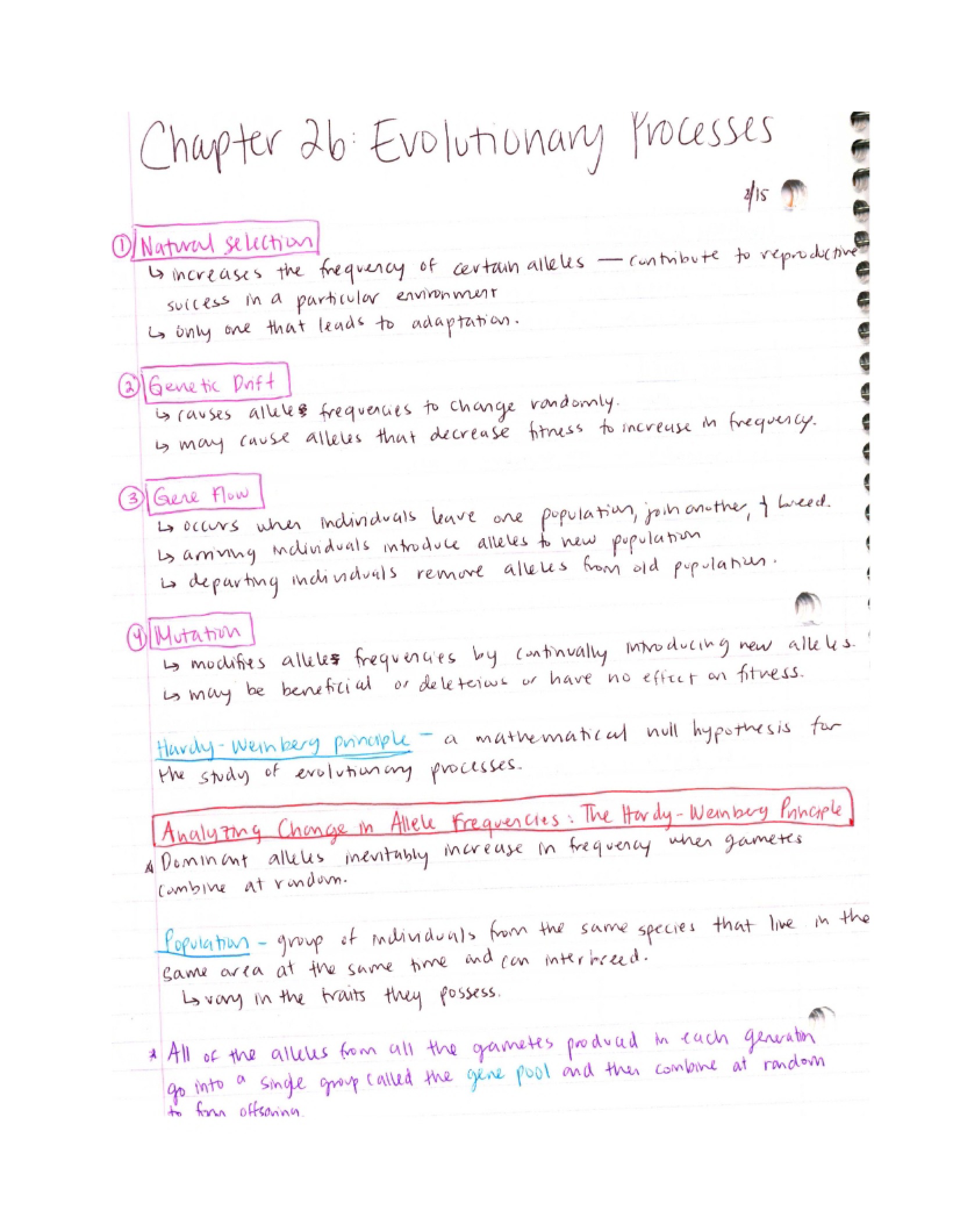 Lecture Notes