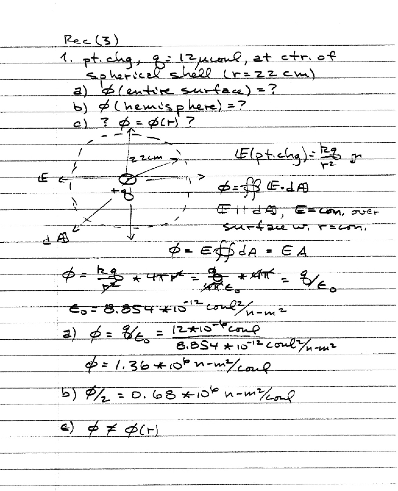 Recitation Two Solutions
