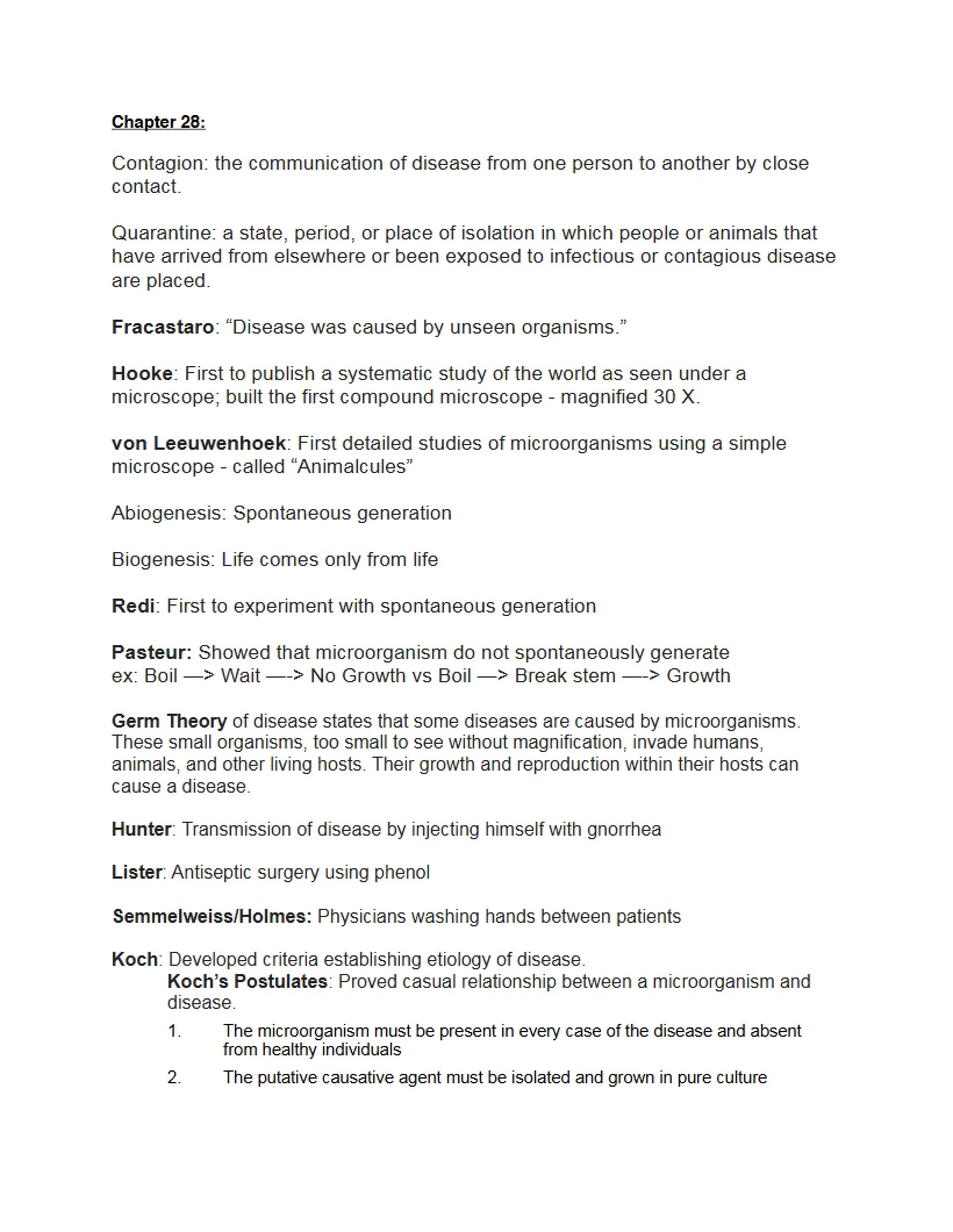Evolution and Diversity Chapter 28