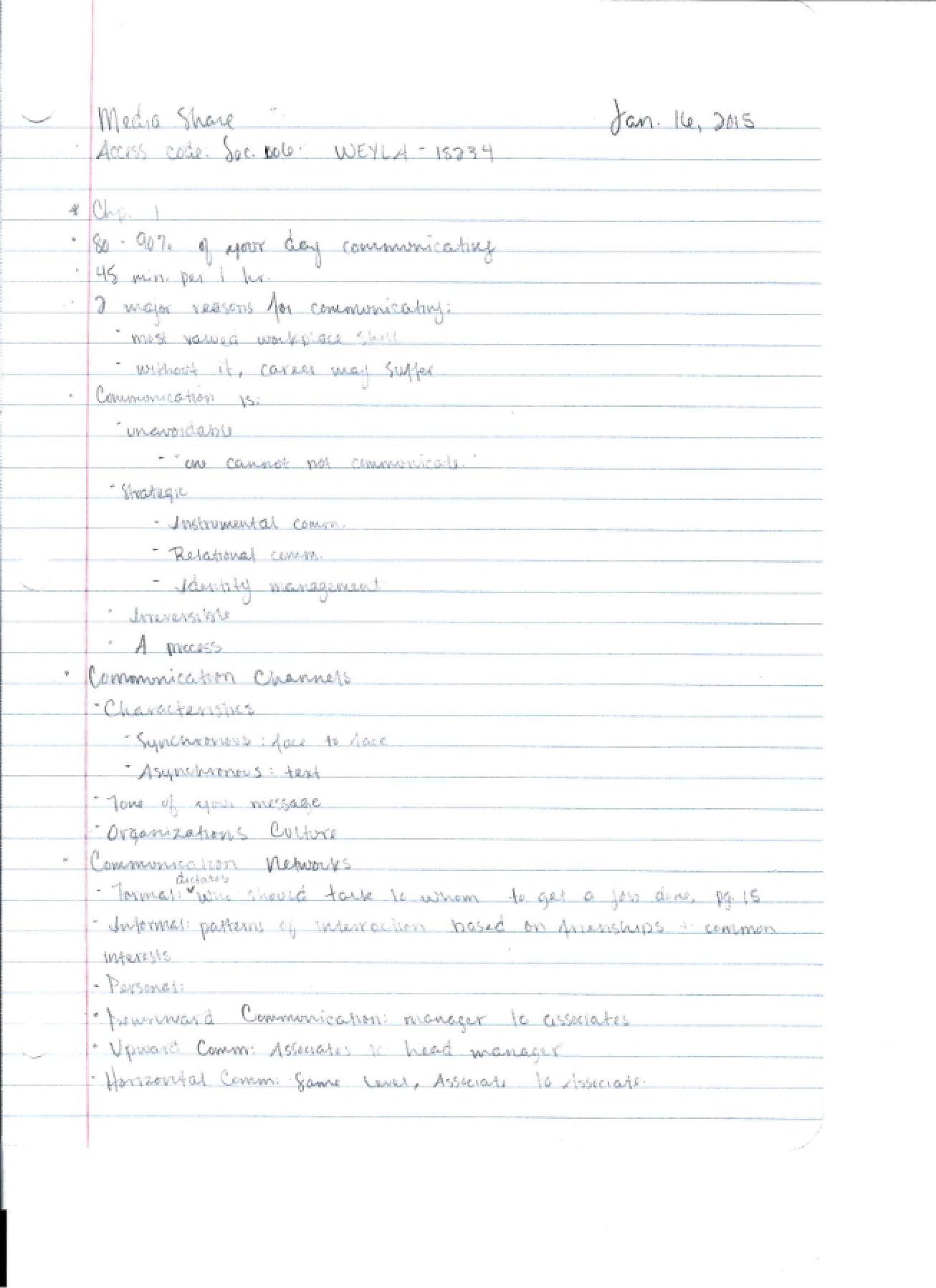 Notes