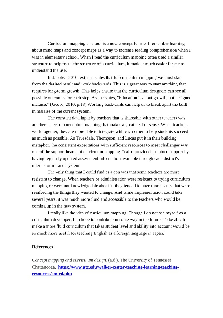 The Power of Curriculum Mapping for Student Success