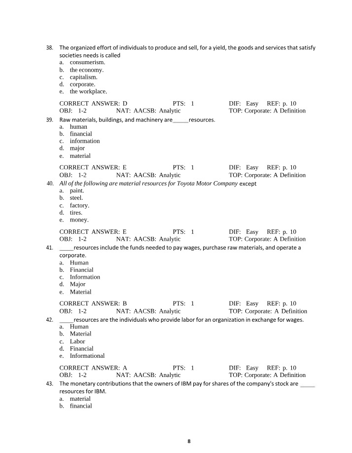 Economics Notes - Set 42