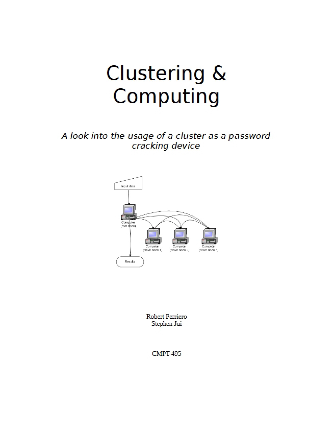 Computing and Clustering