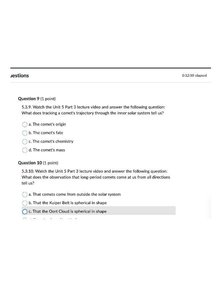 Lecture Questions for Unit 5 Part 3