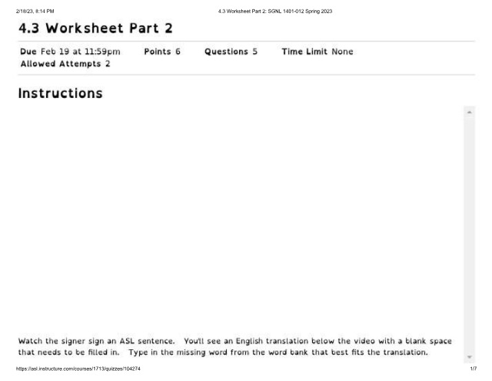 4.3 Part 2 Worksheet