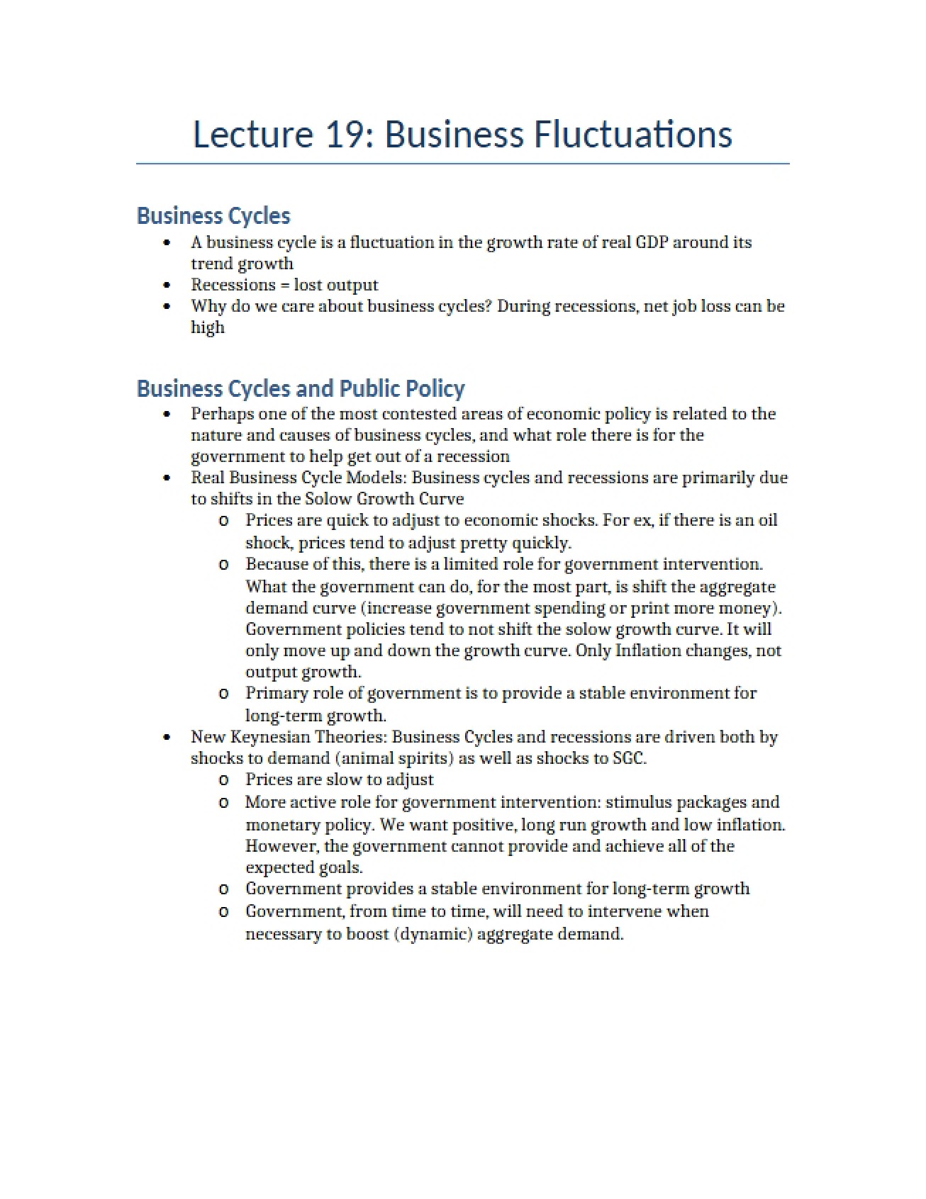 Business Fluctuations Lecture 19 (1)