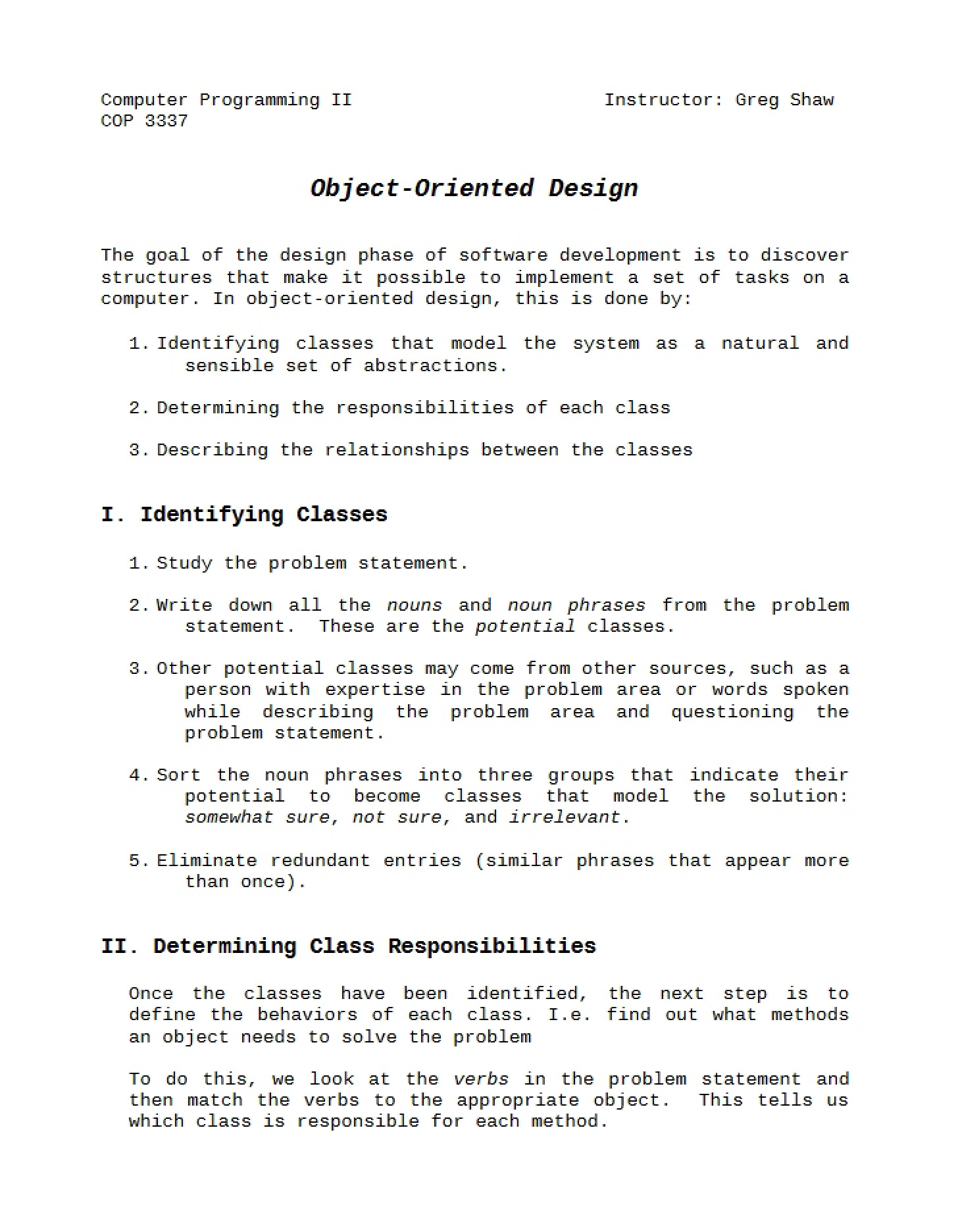 Assignment 2 Programming